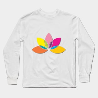 colorful flower Long Sleeve T-Shirt